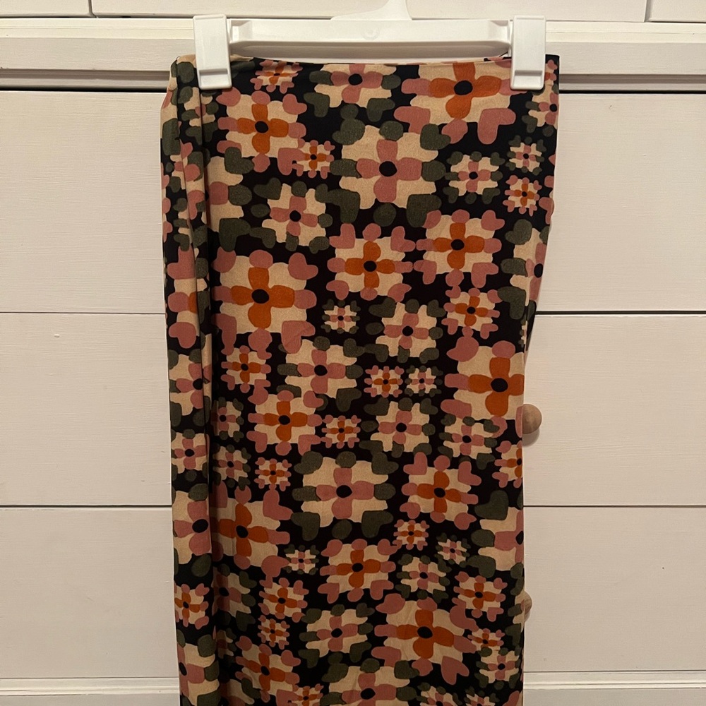 FLORAL MIDI SKIRT | SMALL | SKIRT | BELOW KNEE